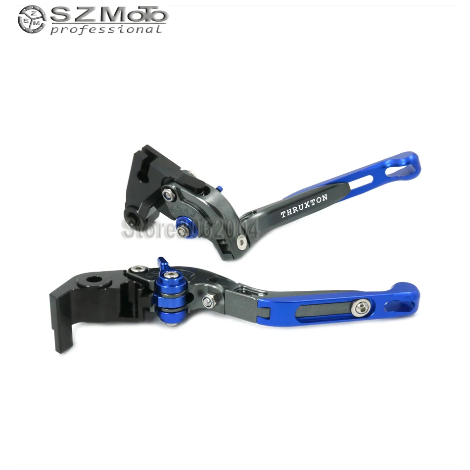 For TRIUMPH THRUXTON 2016-2018 Aluminum Motorcycle Folding Extendable Adjustable Brakes Clutch Levers With LOGO
For TRIUMPH THRUXTON 2016-2018 Aluminum Motorcycle Folding Extendable Adjustable Brakes Clutch Levers With LOGO