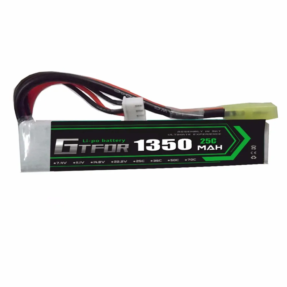 GTFDR Power Polymer Lipo Battery 11.1V 1350mah 25C max50C 3S For Mini Airsoft Guns Battery RC Model Bateria
GTFDR Power Polymer Lipo Battery 11.1V 1350mah 25C max50C 3S For Mini Airsoft Guns Battery RC Model Bateria