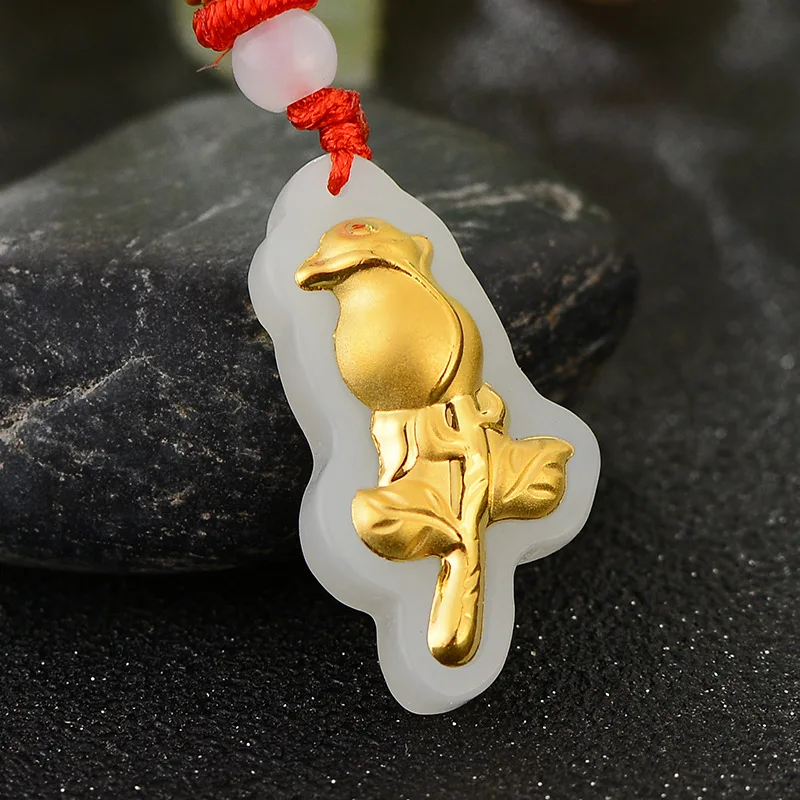 3D 4D Jade Necklace Pendants Gold Inlaid Jade Rose female Pendant Jade Women fine Jewelry
3D 4D Jade Necklace Pendants Gold Inlaid Jade Rose female Pendant Jade Women fine Jewelry