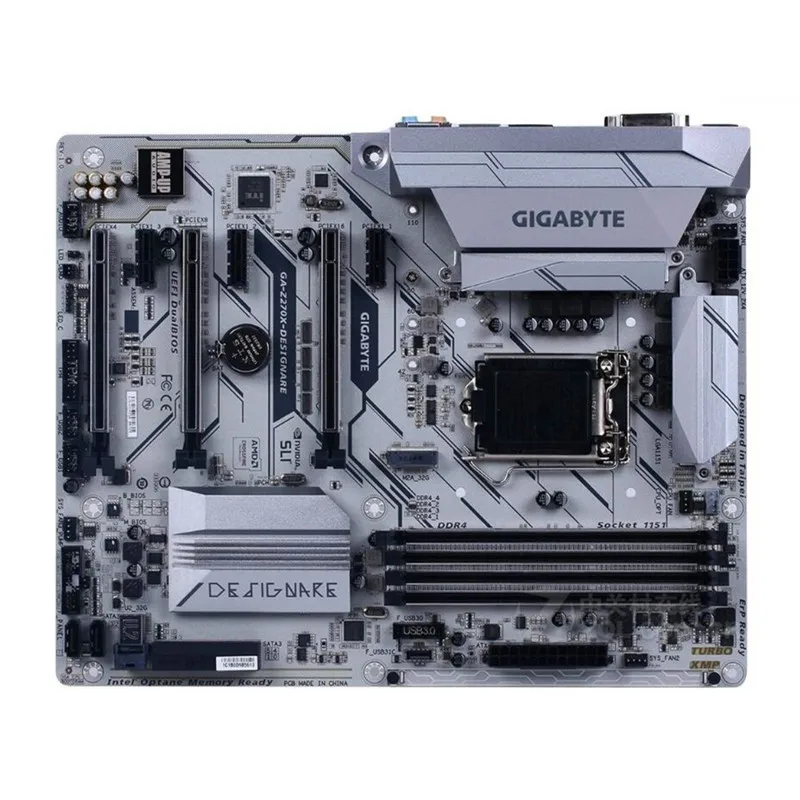 Для Gigabyte GA Z270X Designare оригинальная б/у настольная материнская плата Z270 LGA 1151 DDR4 M.2