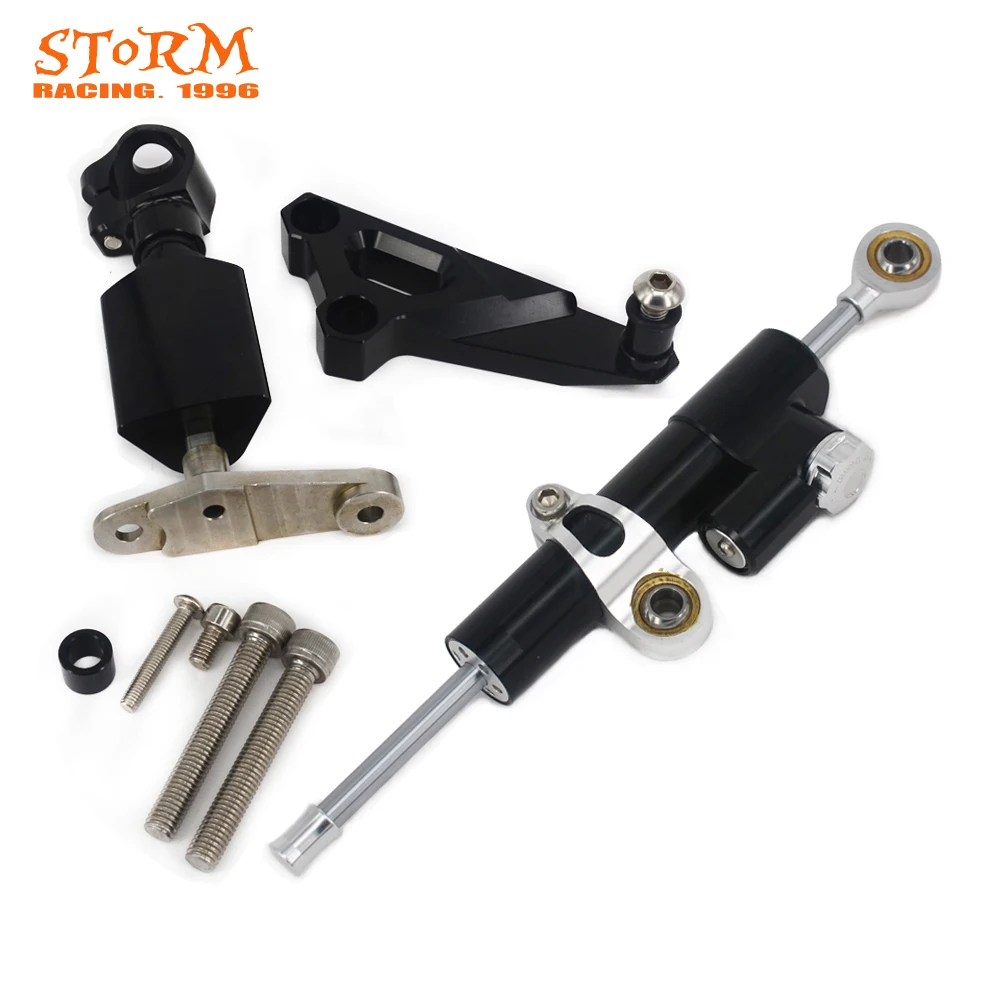 Motorcycle Steering Damper Stabilizer With Mounting Bracket Adapter Set For BMW S1000RR S 1000RR 2014-2015
Motorcycle Steering Damper Stabilizer With Mounting Bracket Adapter Set For BMW S1000RR S 1000RR 2014-2015