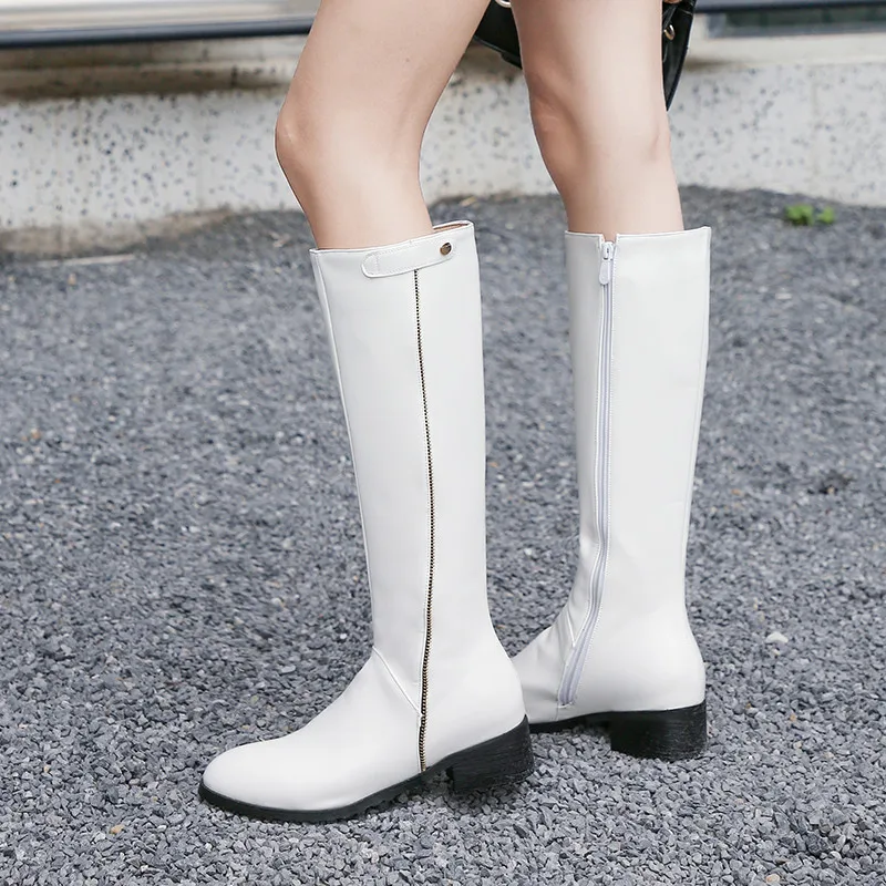 MEMUNIA 2020 new arrival women knee high boots round toe zip autumn winter boots fashion square heels shoes ladies
MEMUNIA 2020 new arrival women knee high boots round toe zip autumn winter boots fashion square heels shoes ladies