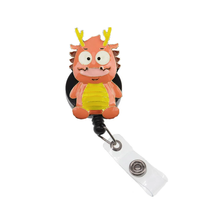 50pcs/100pcs cute enamel dragon badge reel cartoon dragon retractable id badge holder
50pcs/100pcs cute enamel dragon badge reel cartoon dragon retractable id badge holder