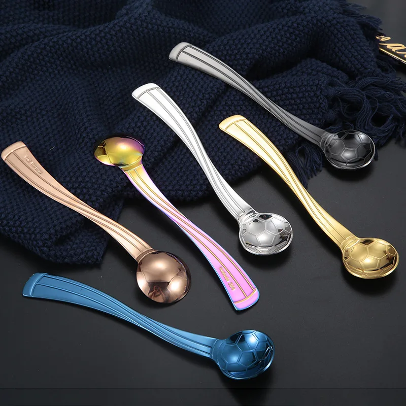 30PCS/set Stainless Steel Football Spoons Child Favorite Ice cream Coffee Tea Mini Spoon Flatware Drinking Tool High Quality
30PCS/set Stainless Steel Football Spoons Child Favorite Ice cream Coffee Tea Mini Spoon Flatware Drinking Tool High Quality