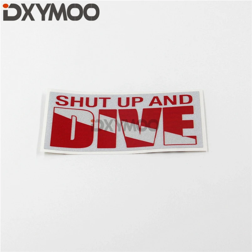 Diving Water Sports Auto Body Window Tail Sticker Funny SHUT UP AND DIVE Fish Tank Bumper Decal
Diving Water Sports Auto Body Window Tail Sticker Funny SHUT UP AND DIVE Fish Tank Bumper Decal