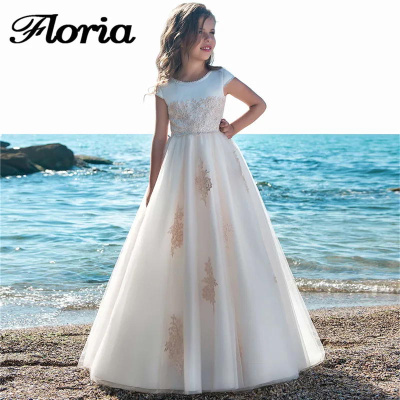 Новинка; vestido daminha; платье с цветочным узором и жемчужинами для девочек; элегантные кружевные платья с аппликацией для первого причастия для ...
Новинка; vestido daminha; платье с цветочным узором и жемчужинами для девочек; элегантные кружевные платья с аппликацией для первого причастия для ...