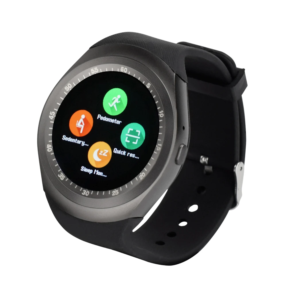 Спортивные Y1 sim карты Смарт часы Для мужчин Bluetooth 3.0 mp3 mp4 видео Креативные