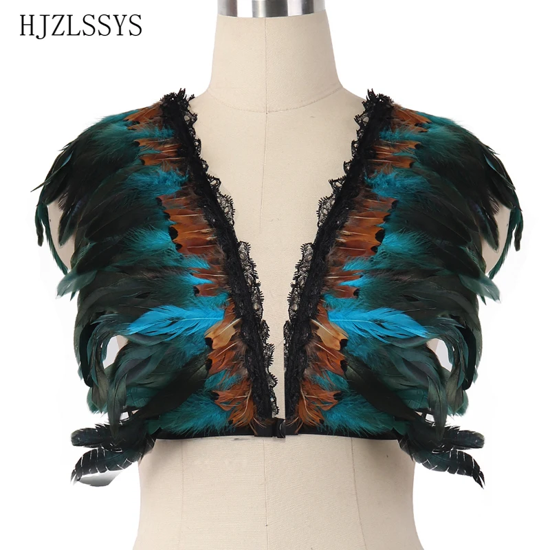 Women Feather Harness Feather Wings Epaulettes Bondage Shoulder Halloween Festival Body Harness Dance Rave Lingerie
Women Feather Harness Feather Wings Epaulettes Bondage Shoulder Halloween Festival Body Harness Dance Rave Lingerie