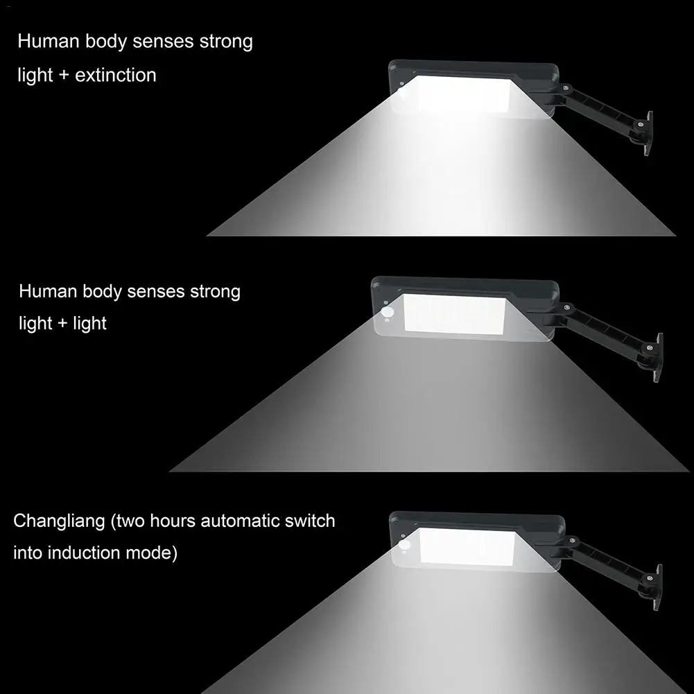 60 LED Beads Solar Light Remote Control Dimmable Wall Street Lamp Body Motion Sensor Waterproof Outdoor Garden Lamp
60 LED Beads Solar Light Remote Control Dimmable Wall Street Lamp Body Motion Sensor Waterproof Outdoor Garden Lamp