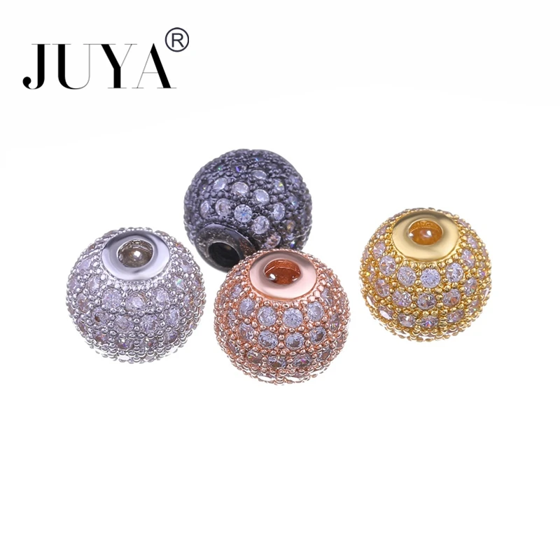 JUYA 4 Pcs 10 mm Copper Ball Loose Beads DIY Jewelry Accessories AAA Cubic Zirconia Lucky Bead Charm Pendant For Neckalce Making
JUYA 4 Pcs 10 mm Copper Ball Loose Beads DIY Jewelry Accessories AAA Cubic Zirconia Lucky Bead Charm Pendant For Neckalce Making