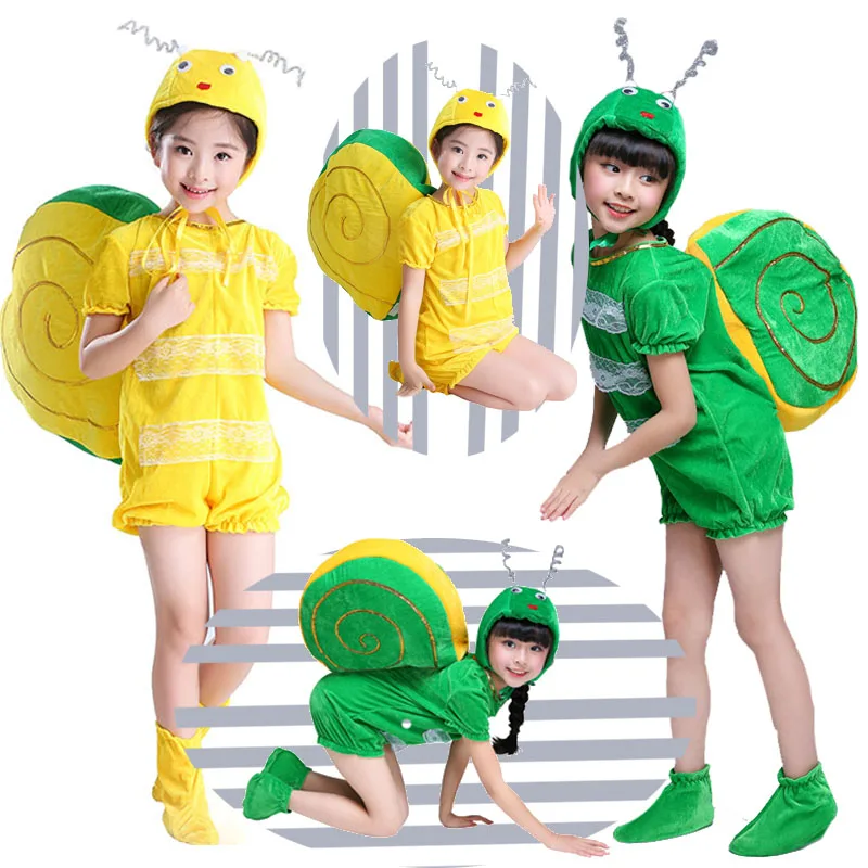 Kid green yellow red brown snail costume Halloween party cosplay animal snail clothes clothing for boys girls
Kid green yellow red brown snail costume Halloween party cosplay animal snail clothes clothing for boys girls