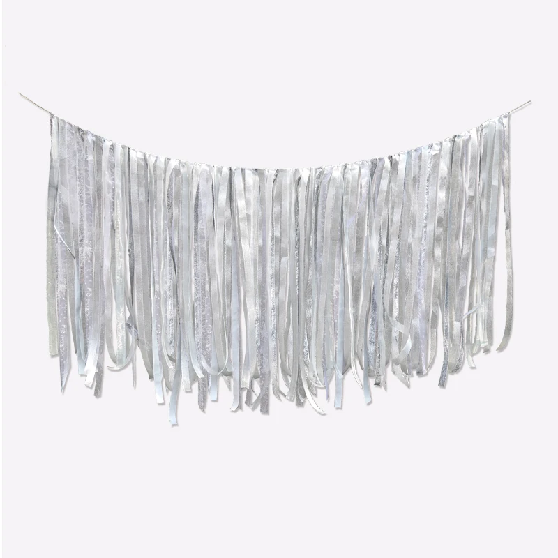 Creative Wedding Festive Party Decorations Height 2M Sparkling silver golden Ribbon Backdrop Decor satin ribbons for decoration
Creative Wedding Festive Party Decorations Height 2M Sparkling silver golden Ribbon Backdrop Decor satin ribbons for decoration