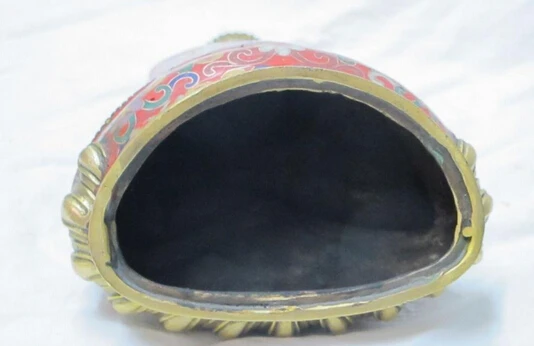 Collectible bronze S2234 Beautiful Tibetan bronze Cloisonne red coat Amitabha Buddha Sakyamuni Amitayus
Collectible bronze S2234 Beautiful Tibetan bronze Cloisonne red coat Amitabha Buddha Sakyamuni Amitayus