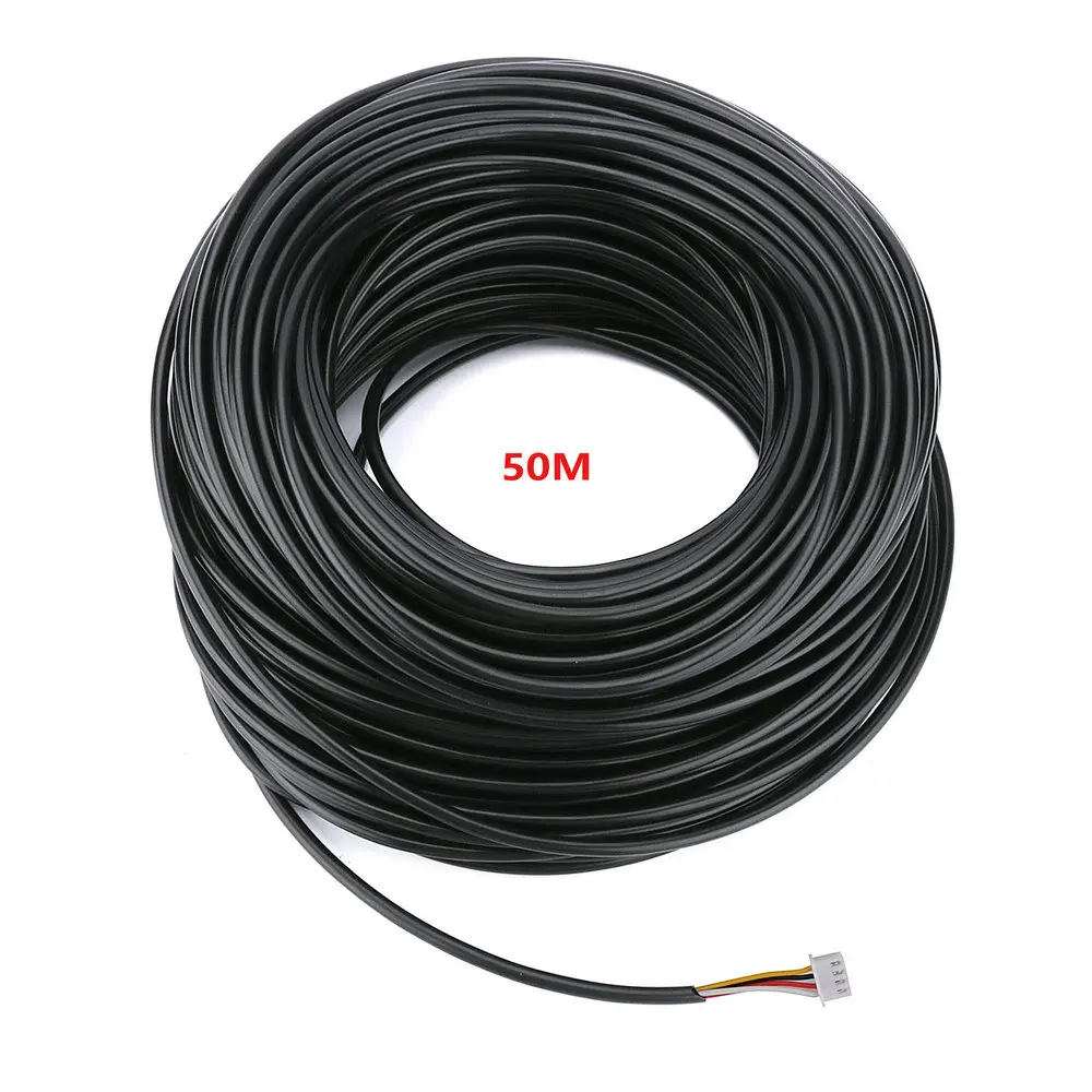 4 провода для видеодомофона 50 м 2 54*4P|phone doorbell|wired intercomwired doorbell intercom |