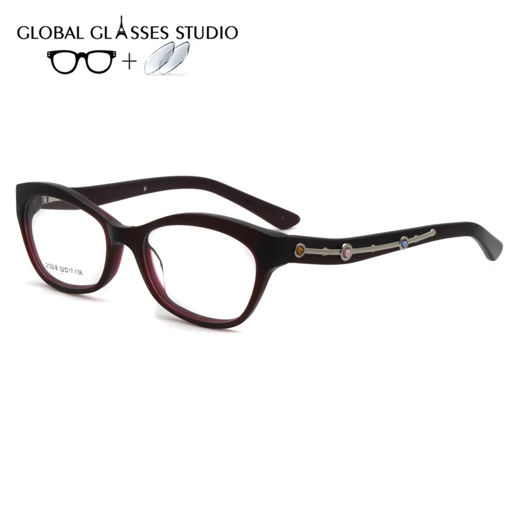 2120-B Women Acetate Glasses Frame Eyewear Eyeglasses Reading Myopia Prescription Lens 1.56 Index
2120-B Women Acetate Glasses Frame Eyewear Eyeglasses Reading Myopia Prescription Lens 1.56 Index