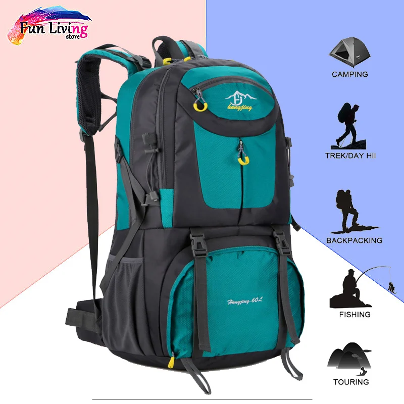 60L Large Outdoor Sport Bags Waterproof Climbing Hiking Backpack Camping Mountaineering Rucksacks Bike Gym Bag Unisex Travel Bag
60L Large Outdoor Sport Bags Waterproof Climbing Hiking Backpack Camping Mountaineering Rucksacks Bike Gym Bag Unisex Travel Bag