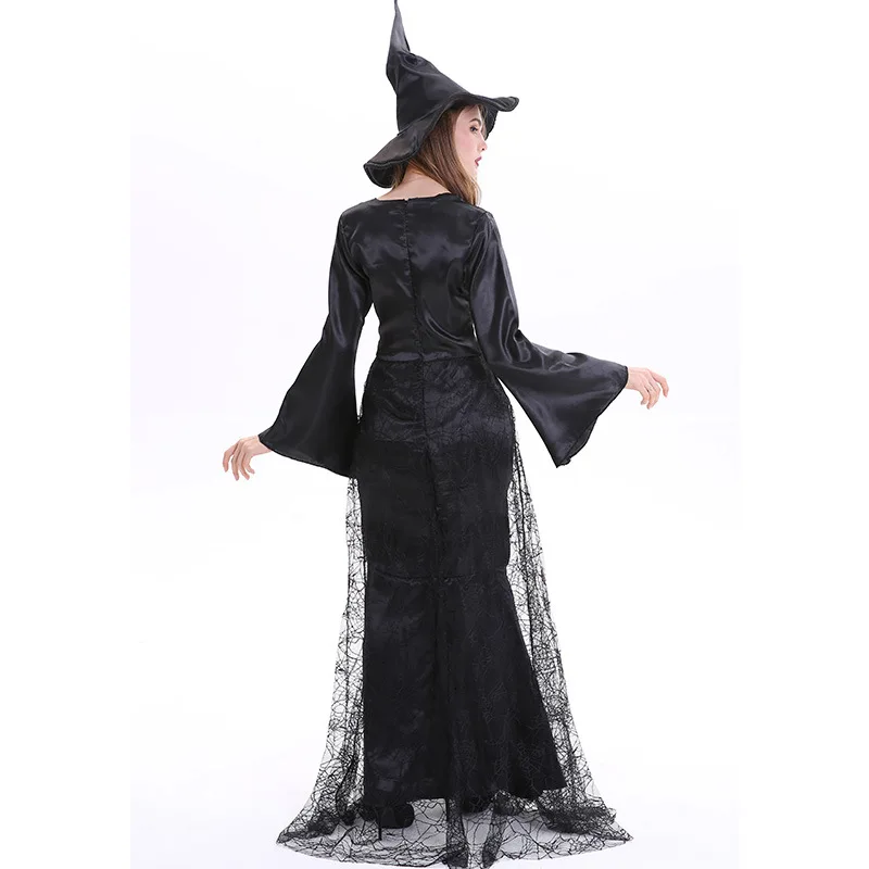 Free shipping adult Long style death Witch Dress European and American Halloween Witch cosplay Costume for women JQ-1127
Free shipping adult Long style death Witch Dress European and American Halloween Witch cosplay Costume for women JQ-1127