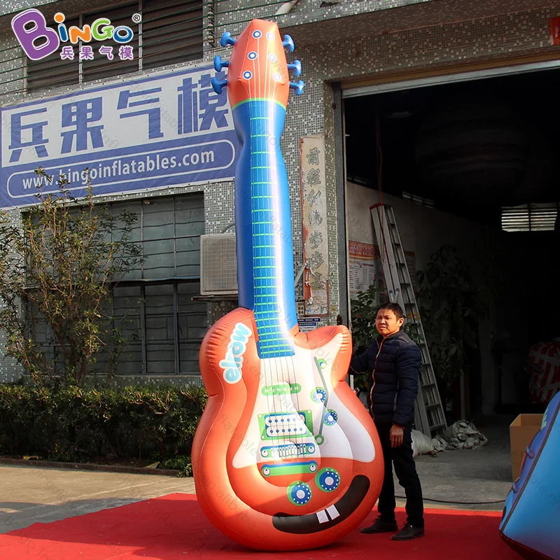 Air sealed 3.5 m inflatable guitar model Customized digital printed giant inflatable guitar toy replica for concert decoration
Air sealed 3.5 m inflatable guitar model Customized digital printed giant inflatable guitar toy replica for concert decoration