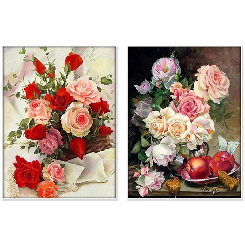 5D DIY Diamond Painting Flowers Rose Diamond Embroidery Full Cross Stitch Needlework Rhinestone Mosaic Home Decor Handmade Gift
5D DIY Diamond Painting Flowers Rose Diamond Embroidery Full Cross Stitch Needlework Rhinestone Mosaic Home Decor Handmade Gift