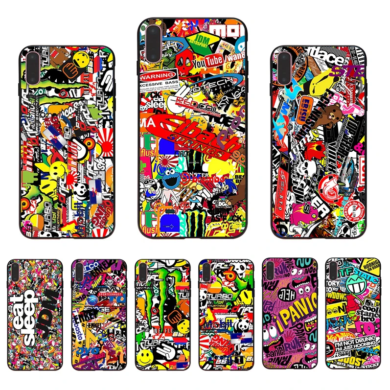 IMIDO Disorganized picture black silicone Half-wrapped phone case For iPhone6 7 8 5 X XS XR XSmax 5/6s 6/7/8plus SE fitted shell
IMIDO Disorganized picture black silicone Half-wrapped phone case For iPhone6 7 8 5 X XS XR XSmax 5/6s 6/7/8plus SE fitted shell