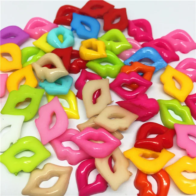 200pcs/lot Mixed Lip Shaped Plastic Flatbacks Buttons Embellishments Doll Accessories 13x18mm
200pcs/lot Mixed Lip Shaped Plastic Flatbacks Buttons Embellishments Doll Accessories 13x18mm