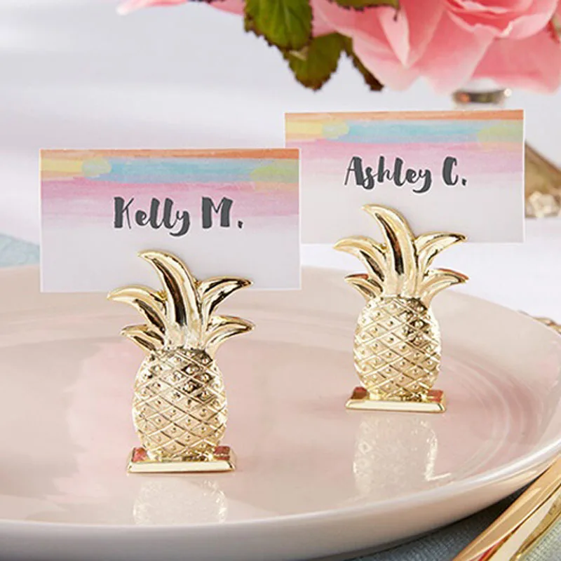 100pcs Mini Gold Pineapple Table Place Card Holder Name Number Menu Stand For Wedding Favor Party Event Party Decoration ZA1394
100pcs Mini Gold Pineapple Table Place Card Holder Name Number Menu Stand For Wedding Favor Party Event Party Decoration ZA1394