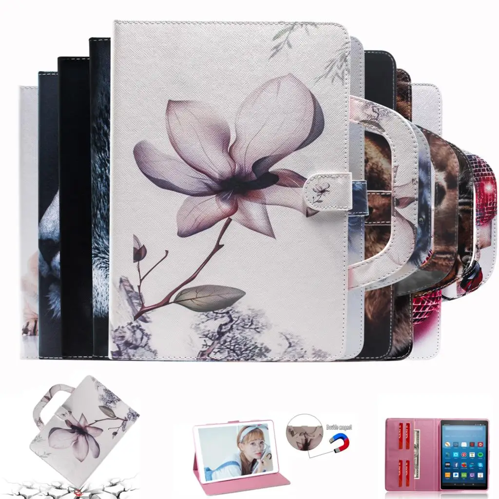 Lion Tiger portable flip PU Leather wallet Case Cover For Amazon Fire HD 8 2016 2017 2015 2018 HD8 tablet Stand Shell Skin Funda
Lion Tiger portable flip PU Leather wallet Case Cover For Amazon Fire HD 8 2016 2017 2015 2018 HD8 tablet Stand Shell Skin Funda