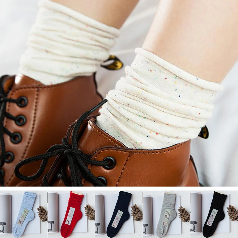 5 Pairs/sets Women Autumn Winter Stockings Keep Warm Knitted Cotton Soft Casual Retro Style Stocking for Girls Ladies Meias QMH
5 Pairs/sets Women Autumn Winter Stockings Keep Warm Knitted Cotton Soft Casual Retro Style Stocking for Girls Ladies Meias QMH