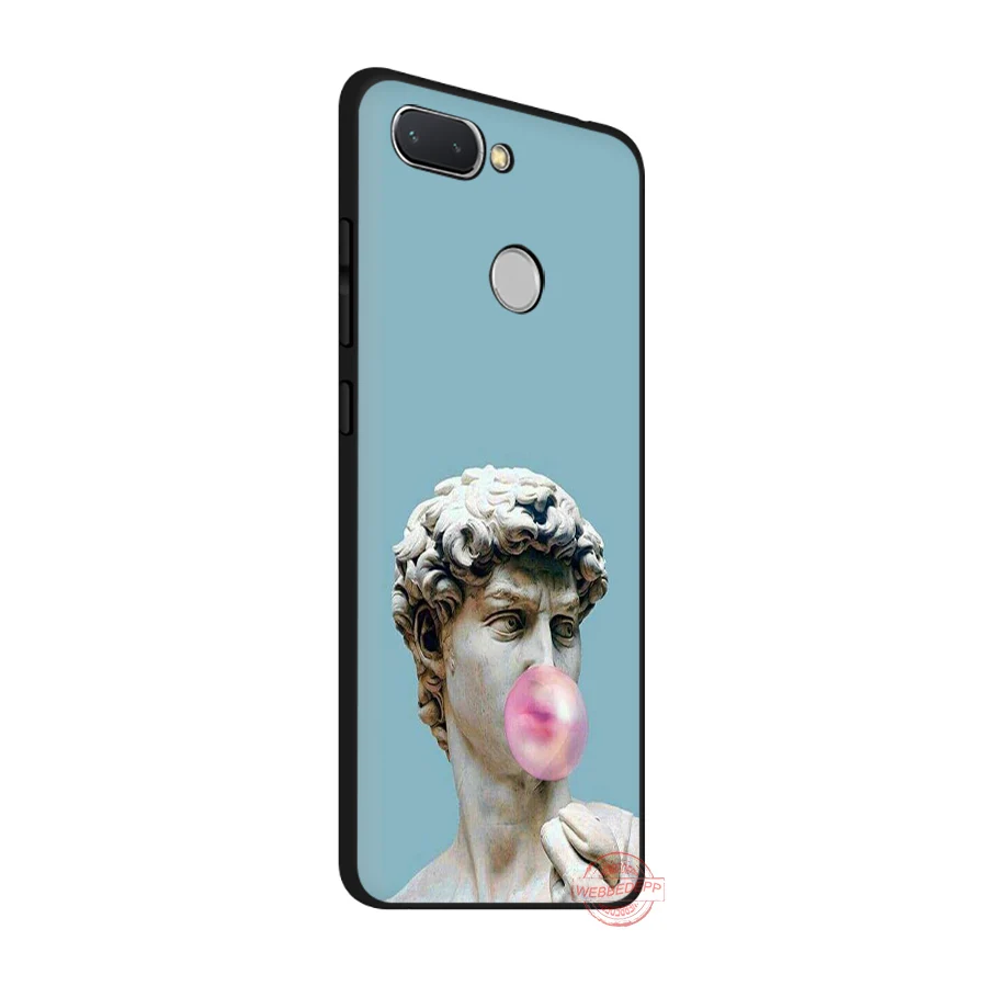 WEBBEDEPP Искусство Статуя Давида мягкая фотография для Redmi Note 8 7 6 5 Pro 4A 5A 6A 4X Plus S2 Go