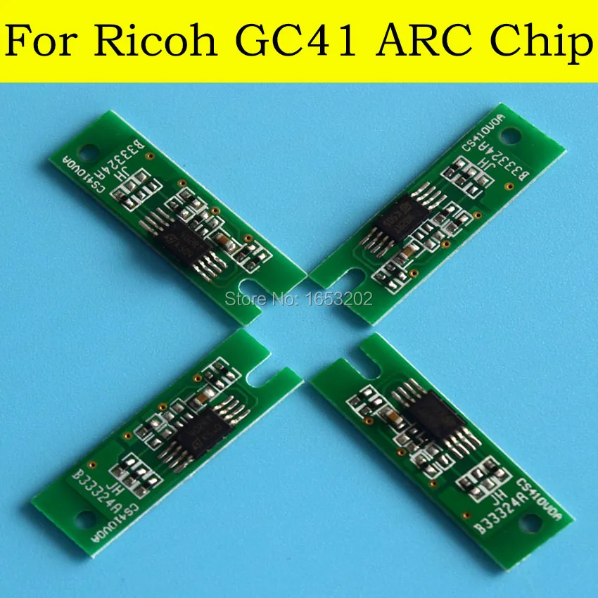 Чип ARC для Ricoh GC41, 4 шт./лот, чип чернильного картриджа для принтера Ricoh SG3100, SG2100, SG2010L, SG3110dnw, SG3110SFNW
Чип ARC для Ricoh GC41, 4 шт./лот, чип чернильного картриджа для принтера Ricoh SG3100, SG2100, SG2010L, SG3110dnw, SG3110SFNW