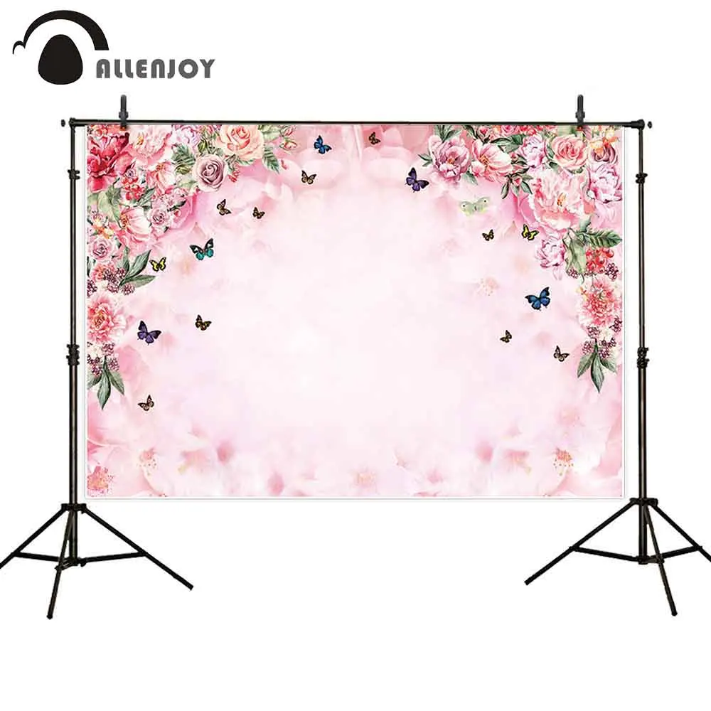 Allenjoy photography backdrop pink flower butterfly garden party girl background photobooth photo shoot prop fabric decor
Allenjoy photography backdrop pink flower butterfly garden party girl background photobooth photo shoot prop fabric decor