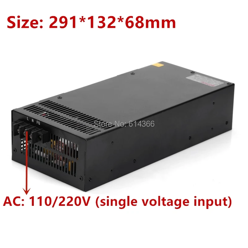 1000W 1200w Switching Power Supply DC12V 13.8V 15V 24V 27V 36V 48V 60V 72V 85V 90V 100V 110V For Cctv Led Cooling Fan Industrial
1000W 1200w Switching Power Supply DC12V 13.8V 15V 24V 27V 36V 48V 60V 72V 85V 90V 100V 110V For Cctv Led Cooling Fan Industrial