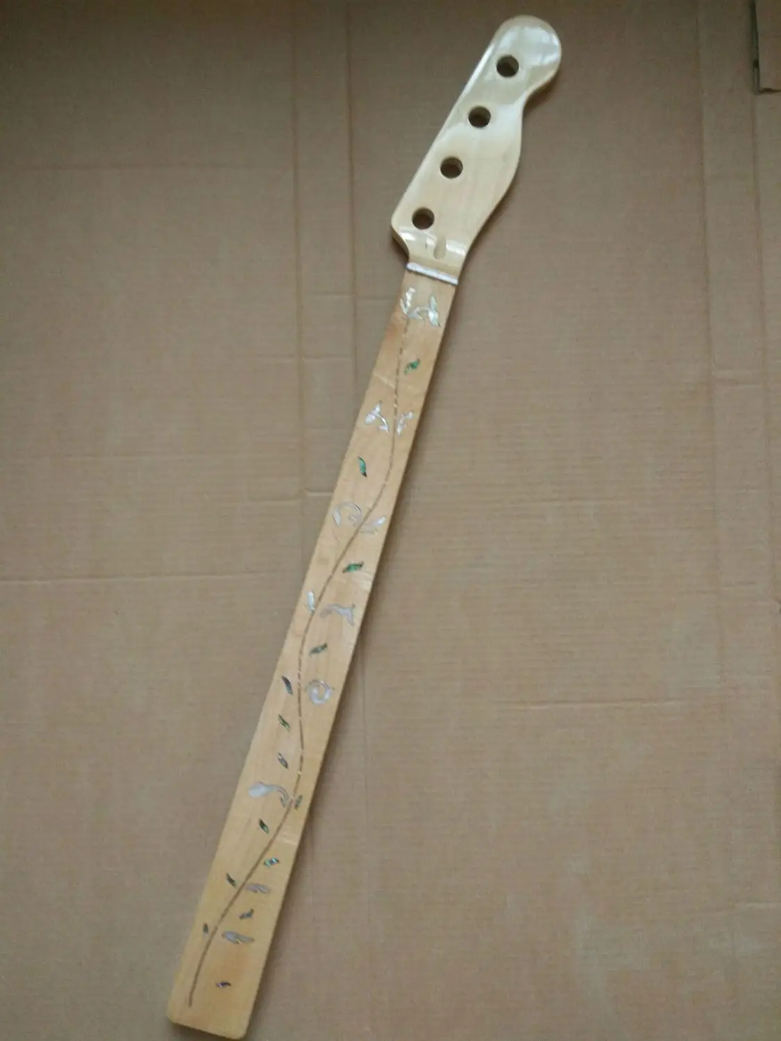 4 string Maple 20 Fret TELE Bass Neck для электрических Запчасти бас-гитары Замена | Спорт и