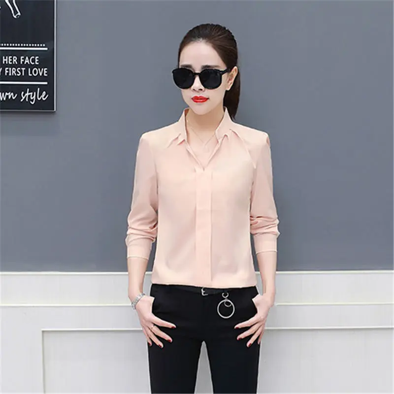 White Blouse Femme Spring Summer Chiffon Blouse Women Casual Long Sleeve Slim Women Blouse Streetwear Office Ladies Tops Q1253
White Blouse Femme Spring Summer Chiffon Blouse Women Casual Long Sleeve Slim Women Blouse Streetwear Office Ladies Tops Q1253
