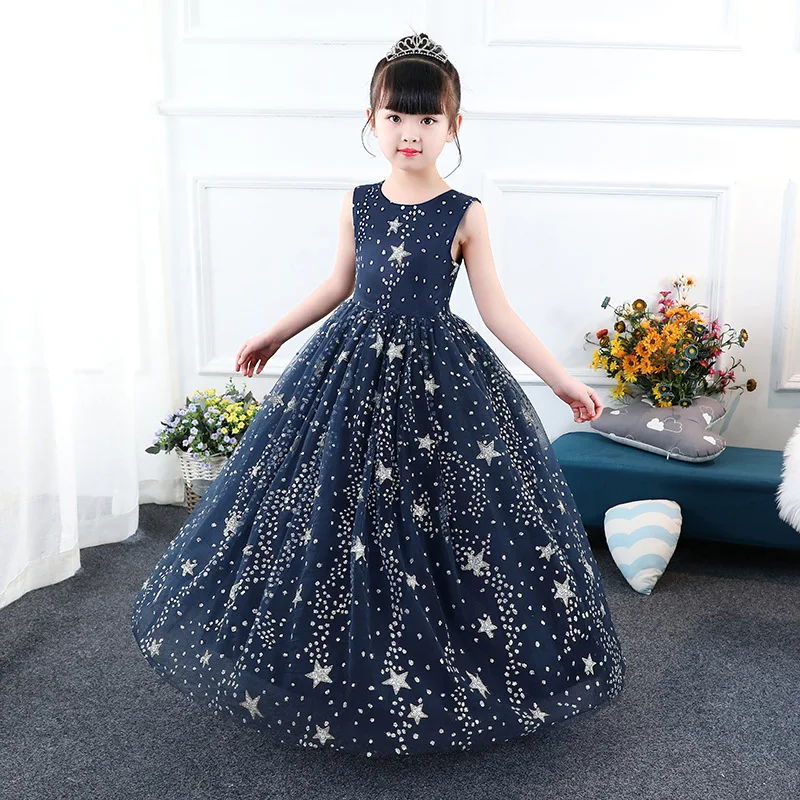 Wedding Tulle Lace Star Long Girls Dress Elegant Formal Kids Dress for Girls Princess dress Teen Children Party Pageant Vestidos
Wedding Tulle Lace Star Long Girls Dress Elegant Formal Kids Dress for Girls Princess dress Teen Children Party Pageant Vestidos