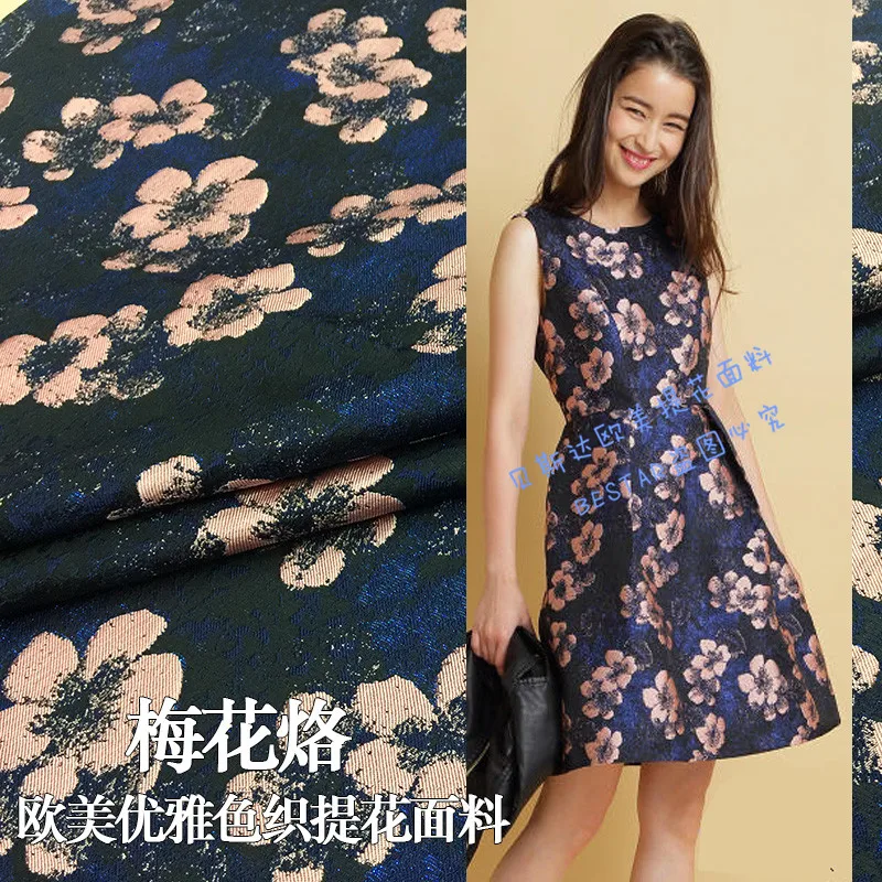 140cm wide European and American big elegant cherry high-grade clothing jacquard fabrics cheongsam dress fabric 
140cm wide European and American big elegant cherry high-grade clothing jacquard fabrics cheongsam dress fabric