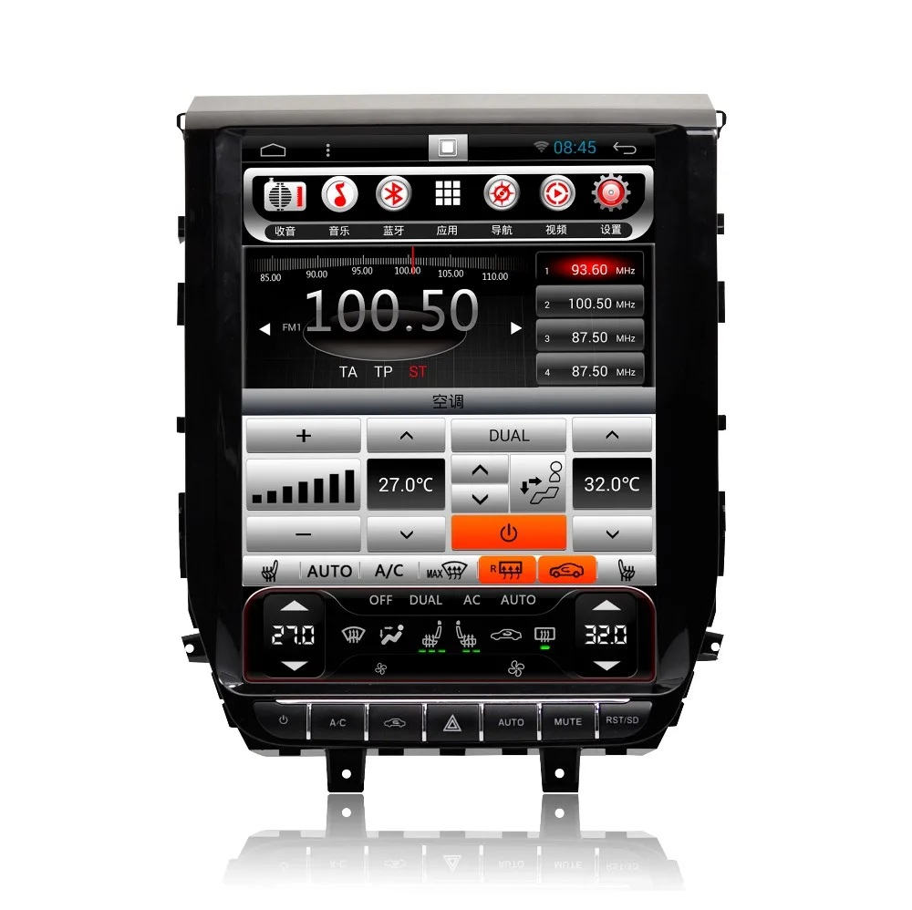 12.1" Tesla Vertical Screen Android Car Radio DVD GPS Navigation Central Multimedia for Toyota Land Cruiser 200 2016 2017
12.1" Tesla Vertical Screen Android Car Radio DVD GPS Navigation Central Multimedia for Toyota Land Cruiser 200 2016 2017