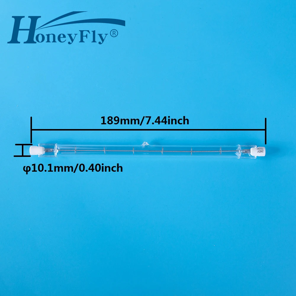 HoneyFly 2pcs 254mm Linear Halogen Lamp Bulbs J254 R7S 220V/110V 1000W 1500W Double Ended Filament Flood Lights Quartz Tube
HoneyFly 2pcs 254mm Linear Halogen Lamp Bulbs J254 R7S 220V/110V 1000W 1500W Double Ended Filament Flood Lights Quartz Tube