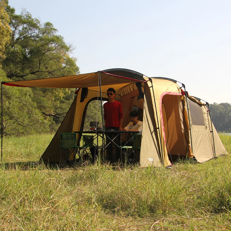 2022 New Style High Quality Double Layer Utralarge One Hall One Bedroom Family Party Camping Tent Large Gazebo Bivvy Carpas
2022 New Style High Quality Double Layer Utralarge One Hall One Bedroom Family Party Camping Tent Large Gazebo Bivvy Carpas