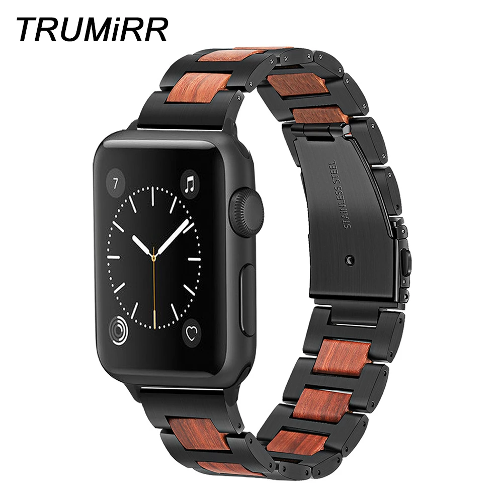 Ремешок TRUMiRR из дерева и нержавеющей стали для наручных часов iWatch SE Apple Watch 38 мм 40 мм 42 мм 44 мм Series 6 5 4 3 2 1
Ремешок TRUMiRR из дерева и нержавеющей стали для наручных часов iWatch SE Apple Watch 38 мм 40 мм 42 мм 44 мм Series 6 5 4 3 2 1