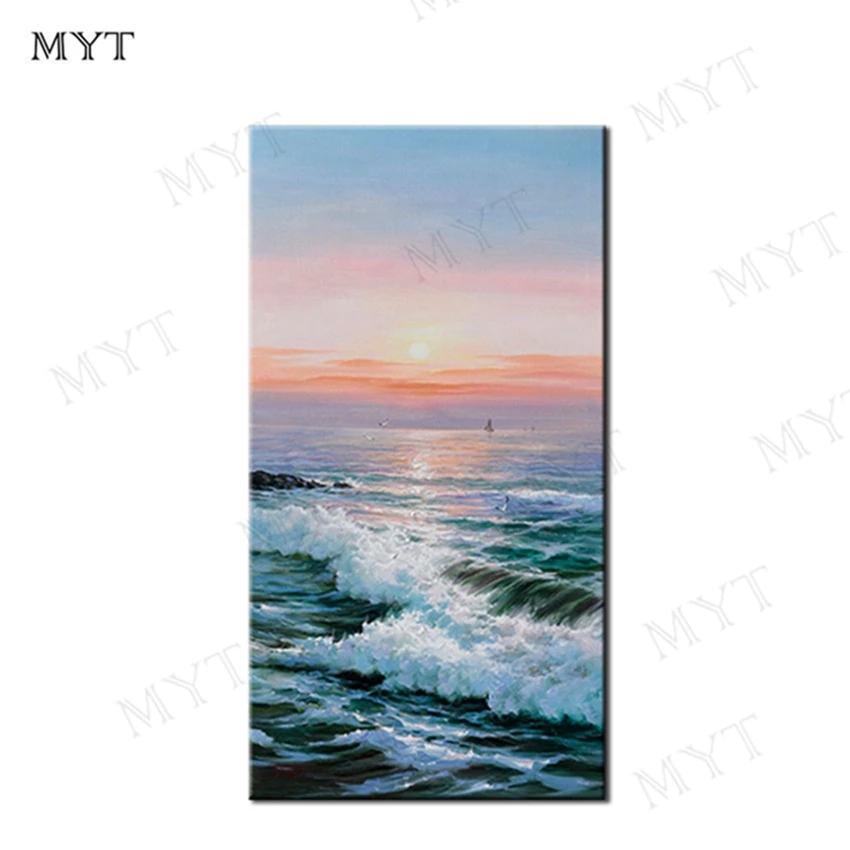 MYT 100% Hand Painted Seascape Scenery Oil Painting Canvas Wall Art Living Room Decor Art Free Shipping Home Wall Decoration
MYT 100% Hand Painted Seascape Scenery Oil Painting Canvas Wall Art Living Room Decor Art Free Shipping Home Wall Decoration