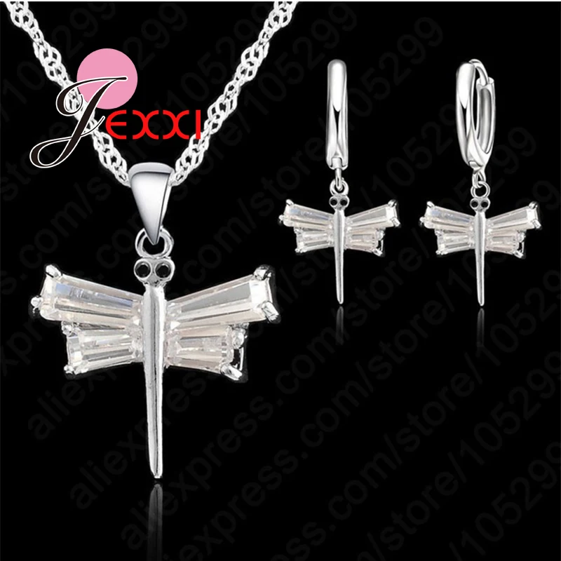 Retail Price Dragonfly Insects 925 Sterling Silver Jewelry Sets With Cubic Zirconia Women Girls Party Fashion Jewelry Sets
Retail Price Dragonfly Insects 925 Sterling Silver Jewelry Sets With Cubic Zirconia Women Girls Party Fashion Jewelry Sets
