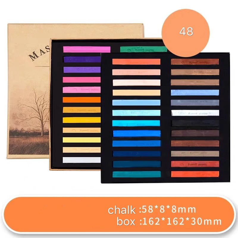Marie's 12/24/36/48 Colors MASTERS PASTEL Soft Pastel Chalk for BJD OB11 Doll Customizing Clay Modeling Dye Art Supplies
Marie's 12/24/36/48 Colors MASTERS PASTEL Soft Pastel Chalk for BJD OB11 Doll Customizing Clay Modeling Dye Art Supplies