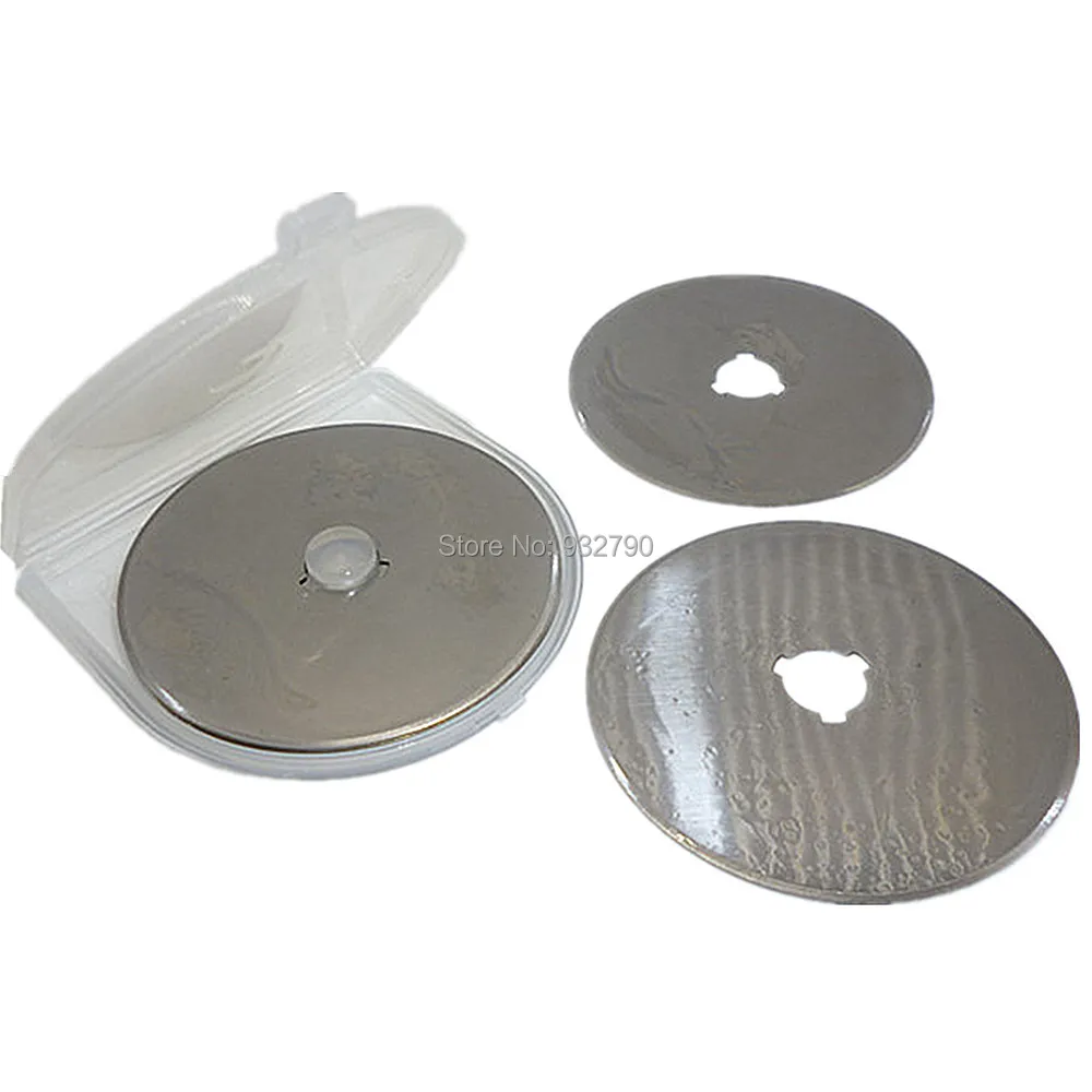 10pc 60mm Sks-7 Steel Rotary Cutter Blades Sewing Fabric Craft Quilting Cutting Tool Patchwork Leather Paper Cut Spare Blades
10pc 60mm Sks-7 Steel Rotary Cutter Blades Sewing Fabric Craft Quilting Cutting Tool Patchwork Leather Paper Cut Spare Blades