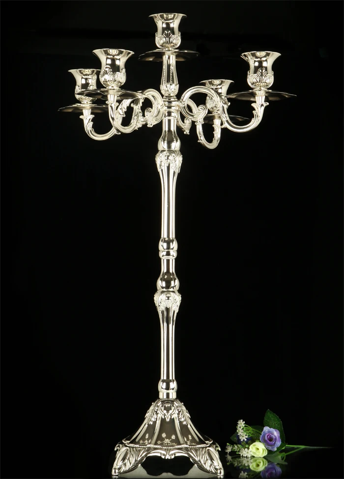 European luxury alloy 5 arm sliver candlestick, wedding decoration candles,candles holders for home decoration ZT002
European luxury alloy 5 arm sliver candlestick, wedding decoration candles,candles holders for home decoration ZT002