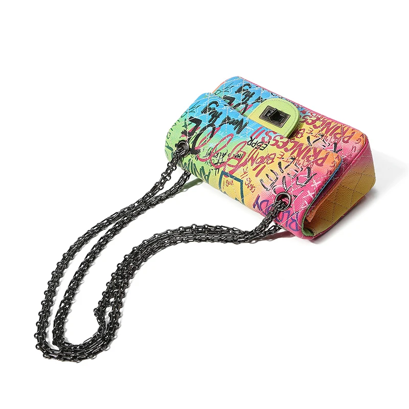Luxury designer brand female handbags for women Purses chain Clutch 2020 Graffiti Shoulder Bag caviar crossbodybags women's bags
Luxury designer brand female handbags for women Purses chain Clutch 2020 Graffiti Shoulder Bag caviar crossbodybags women's bags