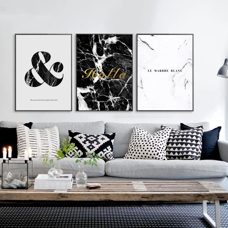 Buzart marble pattern painting wall pictures for living room decorative art canvas Modern Style poster No Frame
Buzart marble pattern painting wall pictures for living room decorative art canvas Modern Style poster No Frame