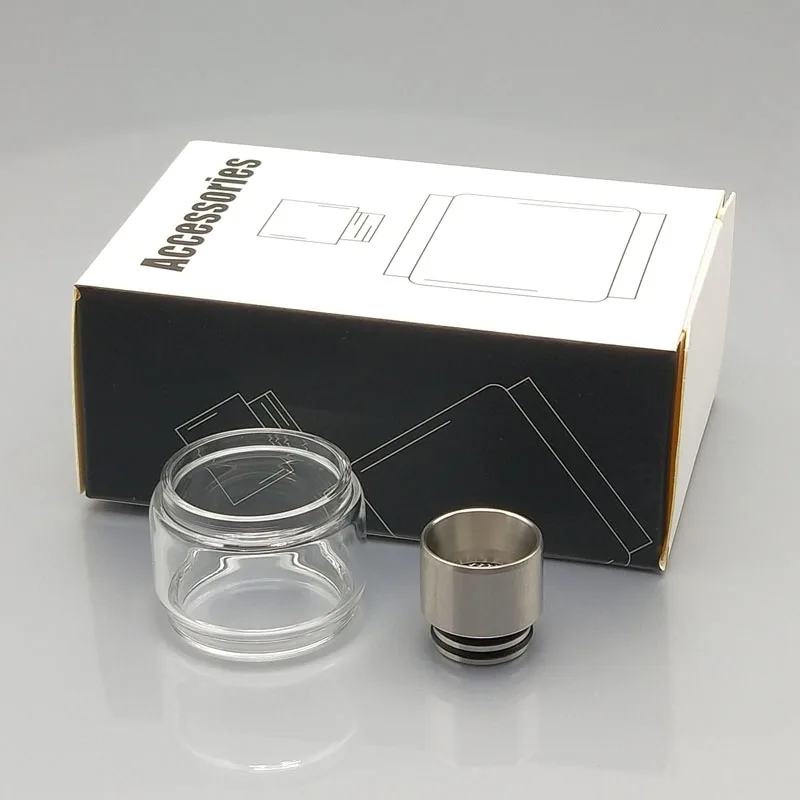1Set Replacement Bubble Fat Glass Tube With 810 SS Glass Drip Tip For TFV8 BIG BABY 5ML Stick V8 Kit Rainbow Clear Color
1Set Replacement Bubble Fat Glass Tube With 810 SS Glass Drip Tip For TFV8 BIG BABY 5ML Stick V8 Kit Rainbow Clear Color
