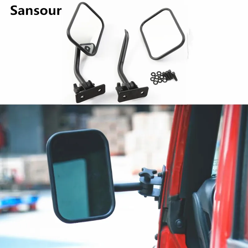 Зеркало заднего вида Sansour для Jeep Wrangler TJ JK, с регулируемым углом обзора
Зеркало заднего вида Sansour для Jeep Wrangler TJ JK, с регулируемым углом обзора