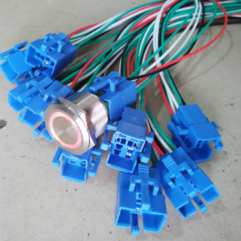 Anti-vandal Switch Plug Wired Harness for 19mm 22mm 25mm and 30mm Switch Customized Wire is Avaiable, 15cm Wiring Harness
Anti-vandal Switch Plug Wired Harness for 19mm 22mm 25mm and 30mm Switch Customized Wire is Avaiable, 15cm Wiring Harness